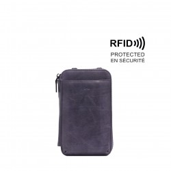 Winzley Passport Pouch - Deep Purple 